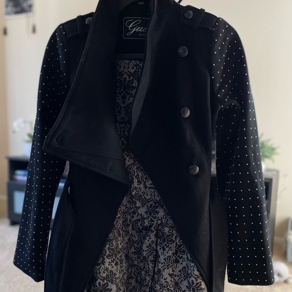 Edgy Guess Winter Pea Coat - Picture 1 of 6